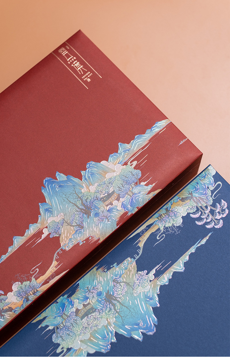 云镜中国元素风格设计通用茶叶礼品包装盒
