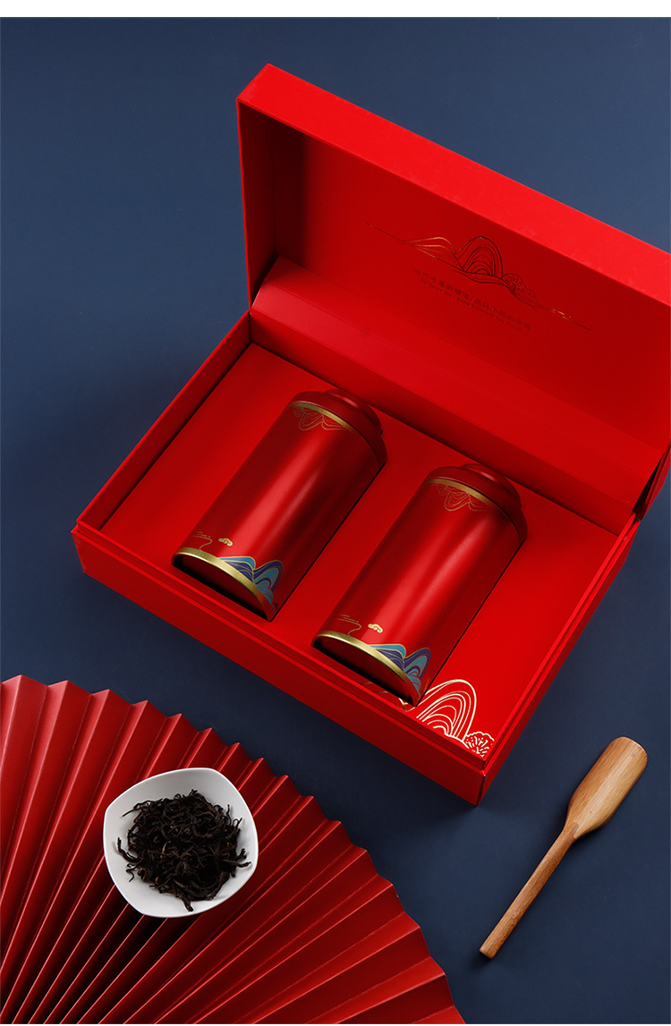 精装书型茶叶礼品包装盒定制